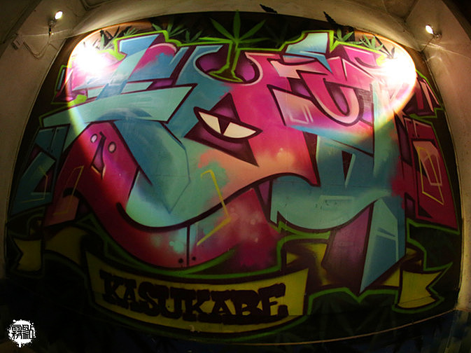 珠海涂鸦 雾点原创涂鸦 春日部墙面涂鸦