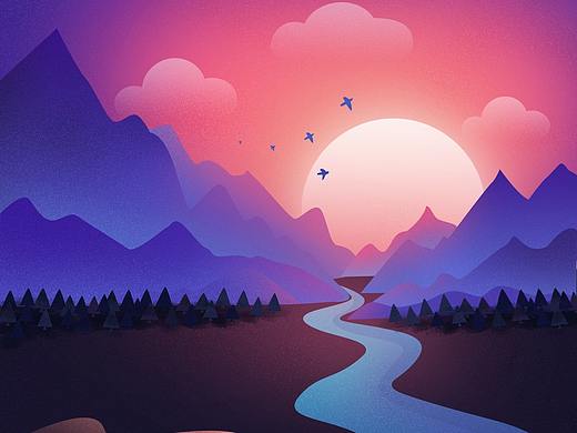 色彩練習(xí)（個(gè)人主頁-ZMjg4OTM5Mjg=） - 閃屏/壁紙 - 站酷設(shè)計(jì)師秋葵醬原創(chuàng)素材 - 站酷ZCOOL