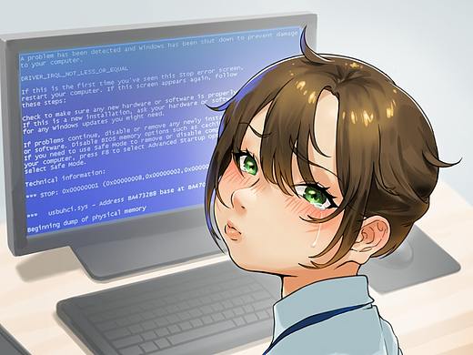 手残画师自救计划（2）——正要保存就蓝屏了~