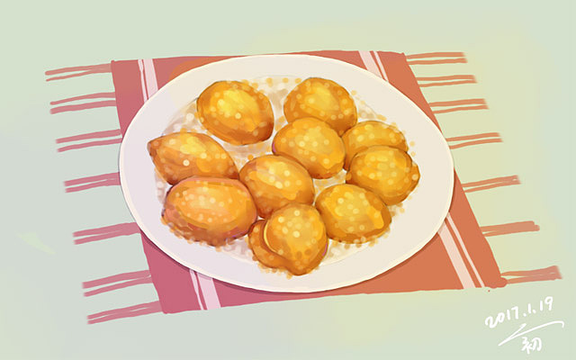 食物小插图（图ZNzMwNDU5OTY=） - 商业插画 - 站酷设计师chu麋鹿原创素材 - 站酷ZCOOL