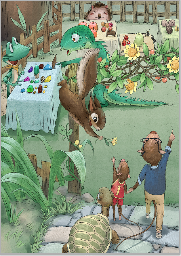 儿童文学 儿童卡通 童话类 青蛙呱呱（图ZMTQzODA2MjUy） - 儿童插画 - 站酷设计师上超工作室原创素材 - 站酷ZCOOL