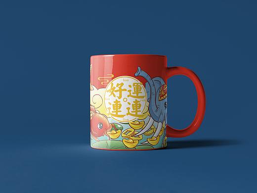文创马克杯插画定制