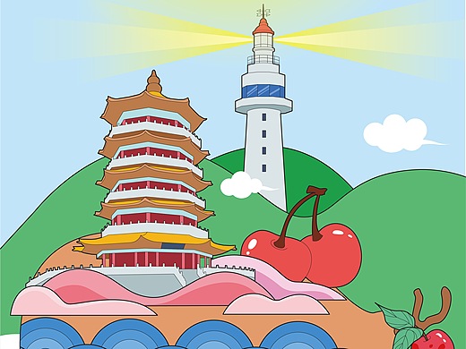 魅力烟台插画-艺术插画547283年前汽车小域动漫-网络表情33003年前