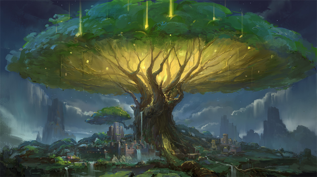 magical tree town