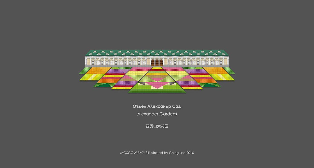 艺术星球Artplant 360°MOSCOW Impression插画设计