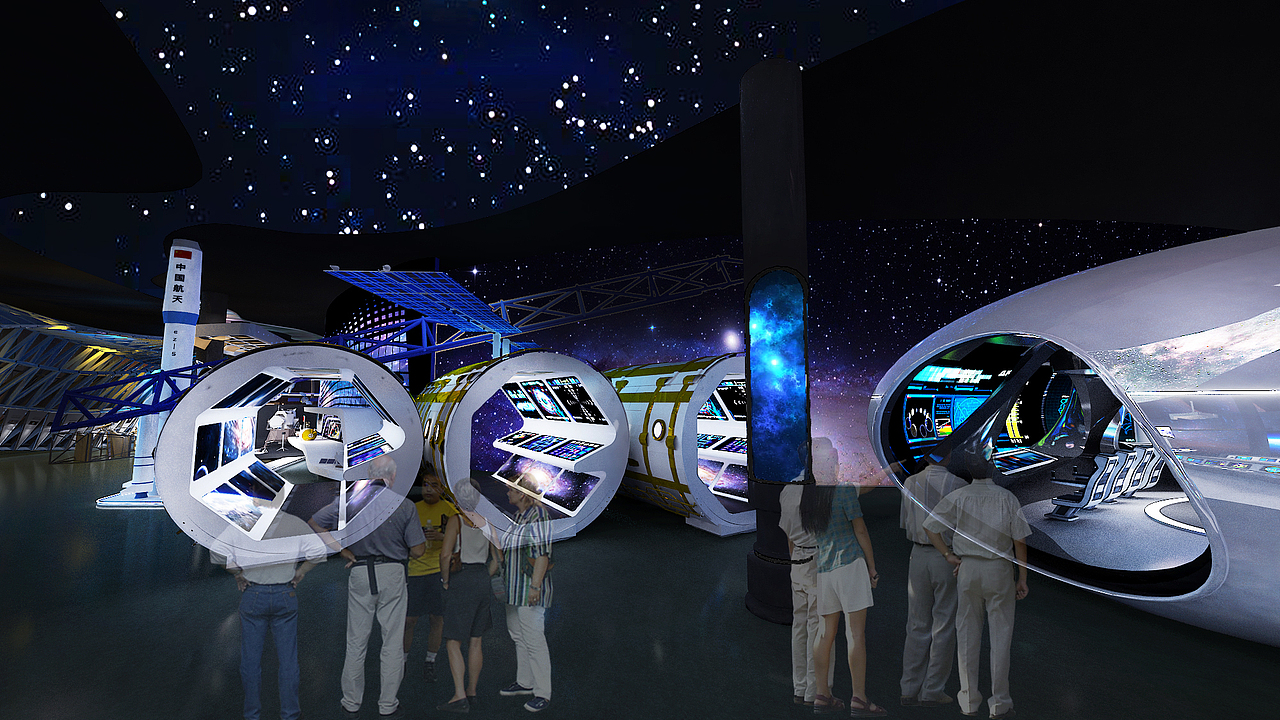 某市科技馆（图ZMTczOTkzMjg4） - 展陈设计 - 站酷设计师吕小洋原创素材 - 站酷ZCOOL
