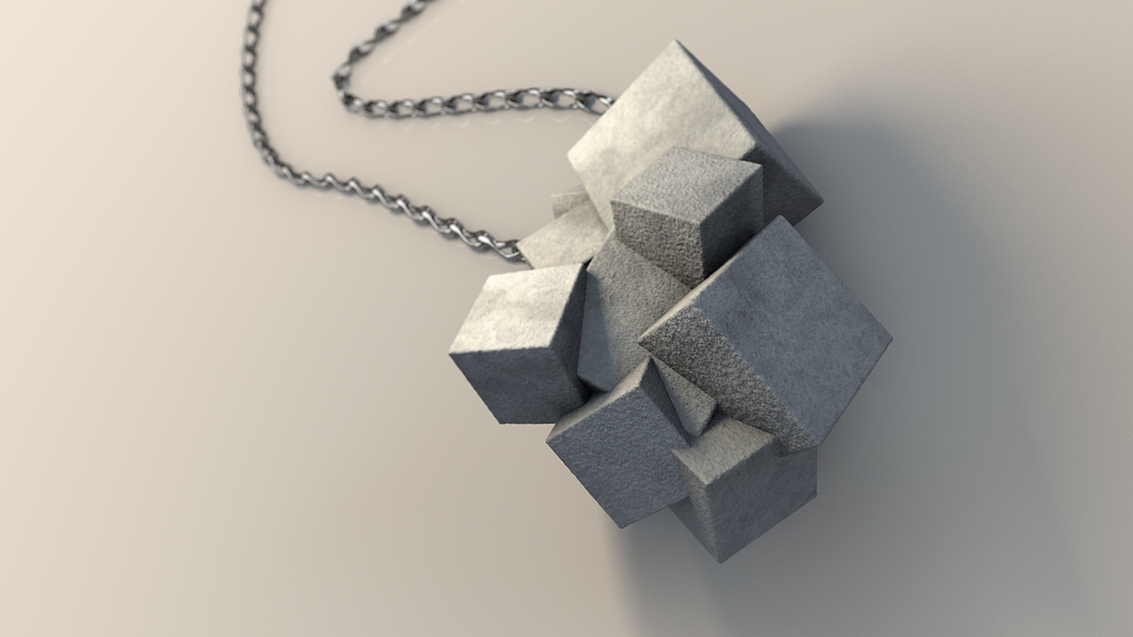 三维设计·混凝土项链