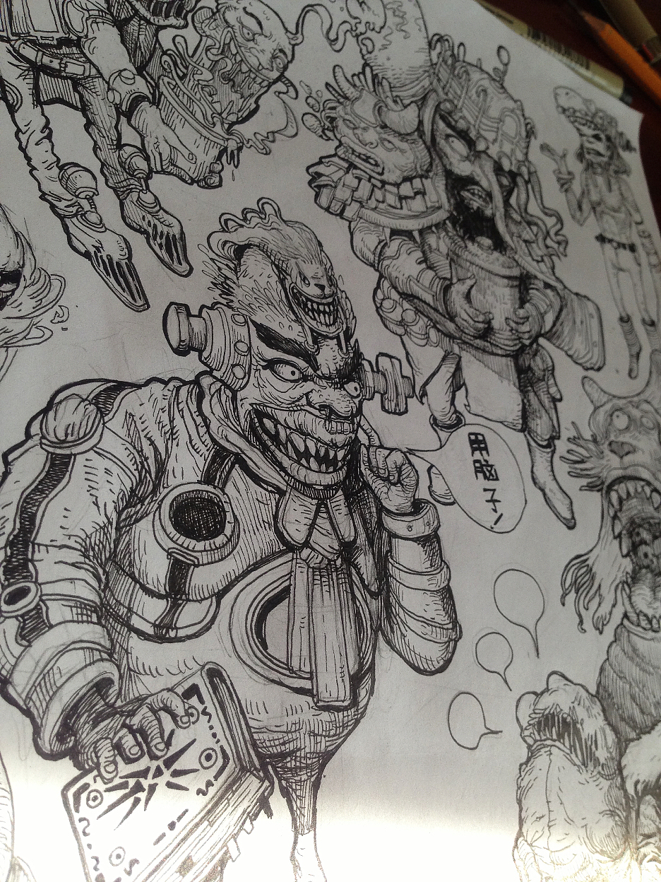 插画作品（图ZMTA5ODg0OTQ0） - 新锐潮流插画 - 站酷设计师怪力乱涂原创素材 - 站酷ZCOOL