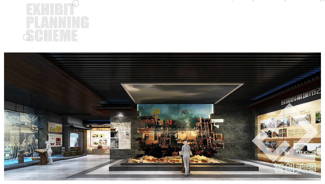 湖南地区规划馆（图ZMTU4NTQyMTMy） - 展陈设计 - 站酷设计师智创美图原创素材 - 站酷ZCOOL