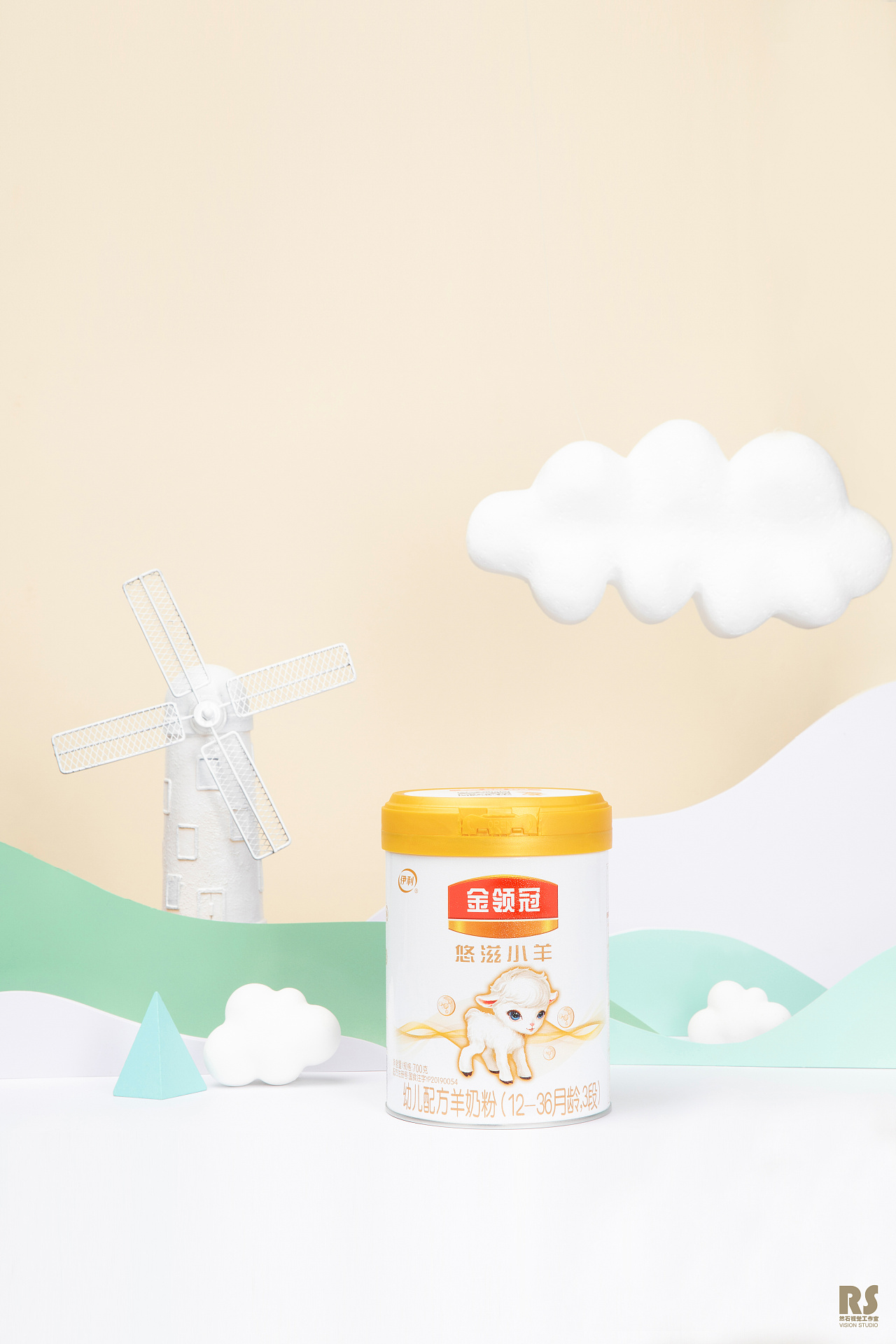 伊利奶粉-悠滋小羊系列-产品拍摄