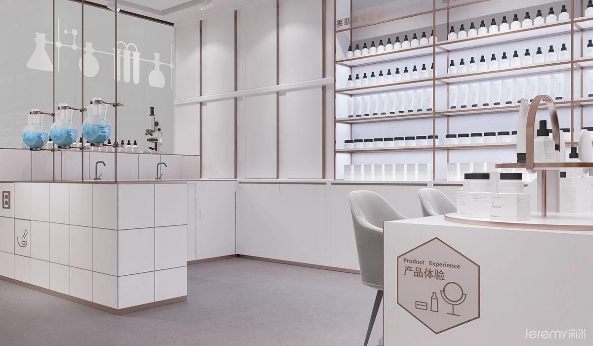 美肌工坊医美店SI设计（图ZMzQ3MTcxNTk2） - 商业空间设计 - 站酷设计师简米武汉品牌设计原创素材 - 站酷ZCOOL