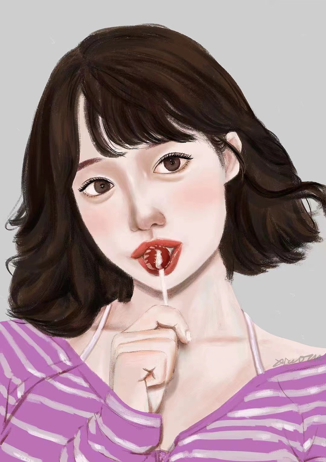 来一组最近的插画