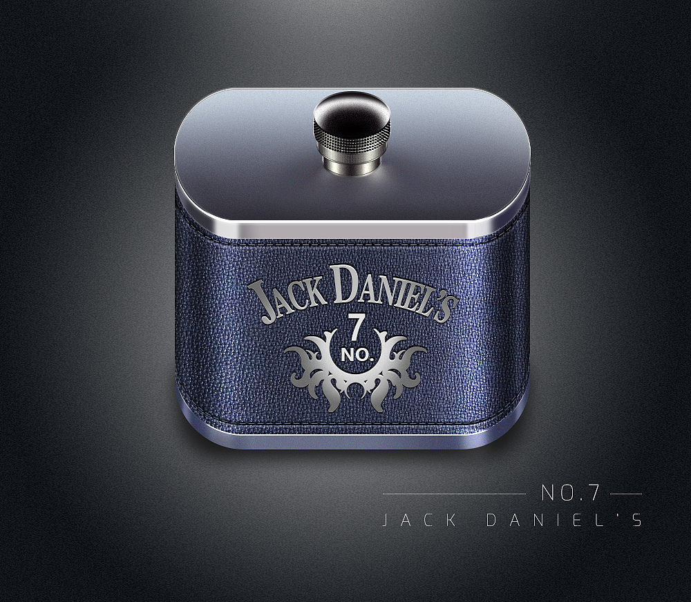 临摹—Jack Daniel's酒壶NO.7（图ZNTE3ODI0ODQ=） - 图标 - 站酷设计师梁小旋原创素材 - 站酷ZCOOL