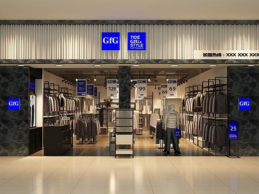 服装店道具、服装店货架设计，服装店陈列架，服装卖场