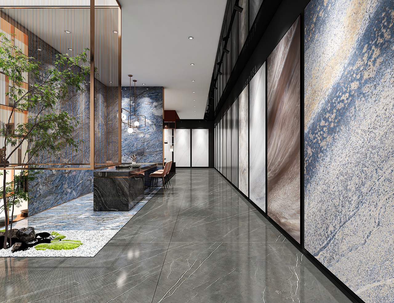 澳翔200岩板展厅