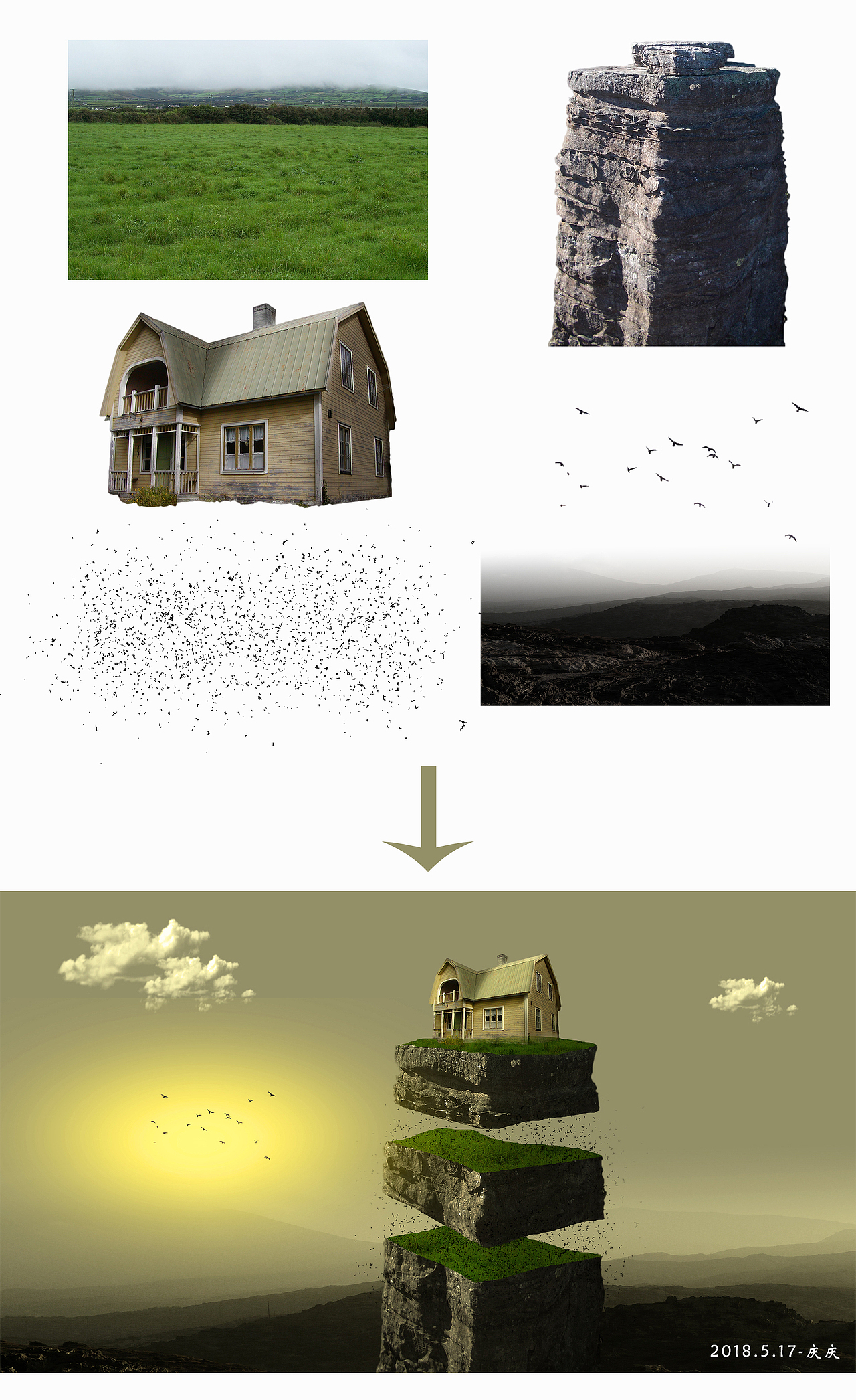 图片合成（图ZMTE1Mjc1MjM2） - 艺术插画 - 站酷设计师Smile_zcq原创素材 - 站酷ZCOOL