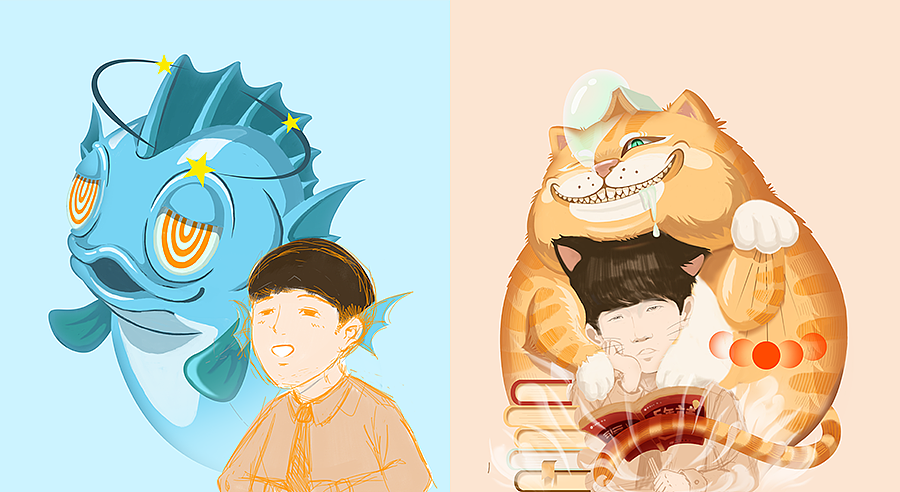 士力架×TFBOYS《备考饿货降妖记》(图ZNDcxMjA3Njg=) - 商业插画 - 站酷设计师陈骁_洋葱原创素材 - 站酷ZCOOL