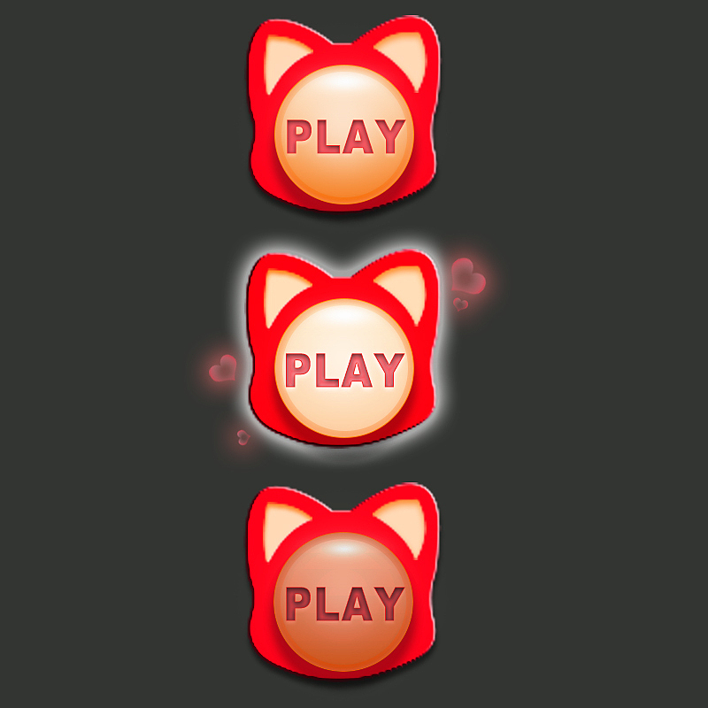 卡通阿狸按钮（图ZMTE0NTQ3OTQ4） - 图标 - 站酷设计师守心大魔王原创素材 - 站酷ZCOOL