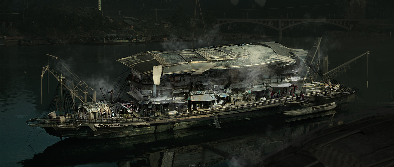 船（图ZMTczNjc3NjQ0） - 概念设定 - 站酷设计师wr概念设计原创素材 - 站酷ZCOOL