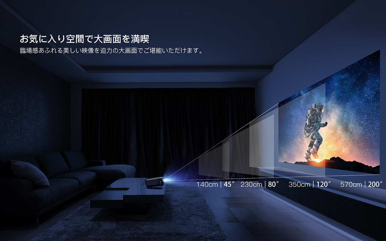 黑色投影仪-亚马逊