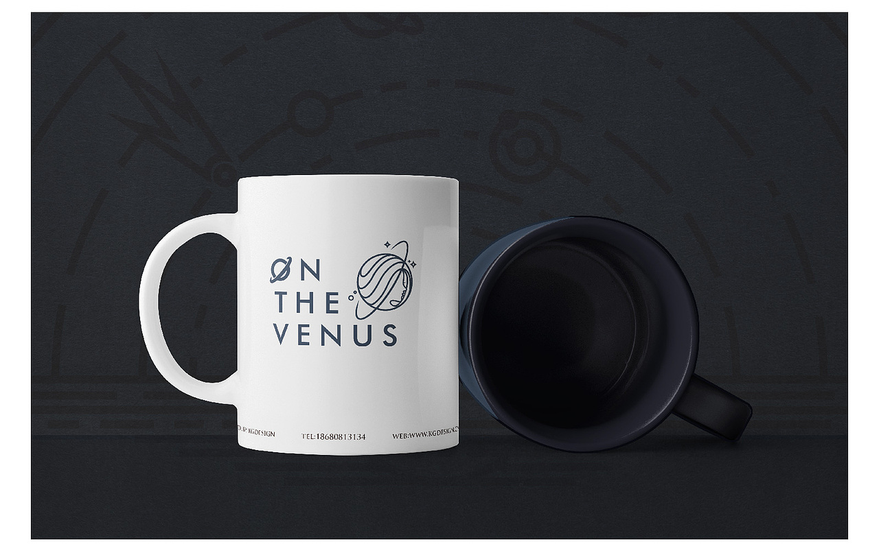 美发品牌Logo设计——ON THE VENUS