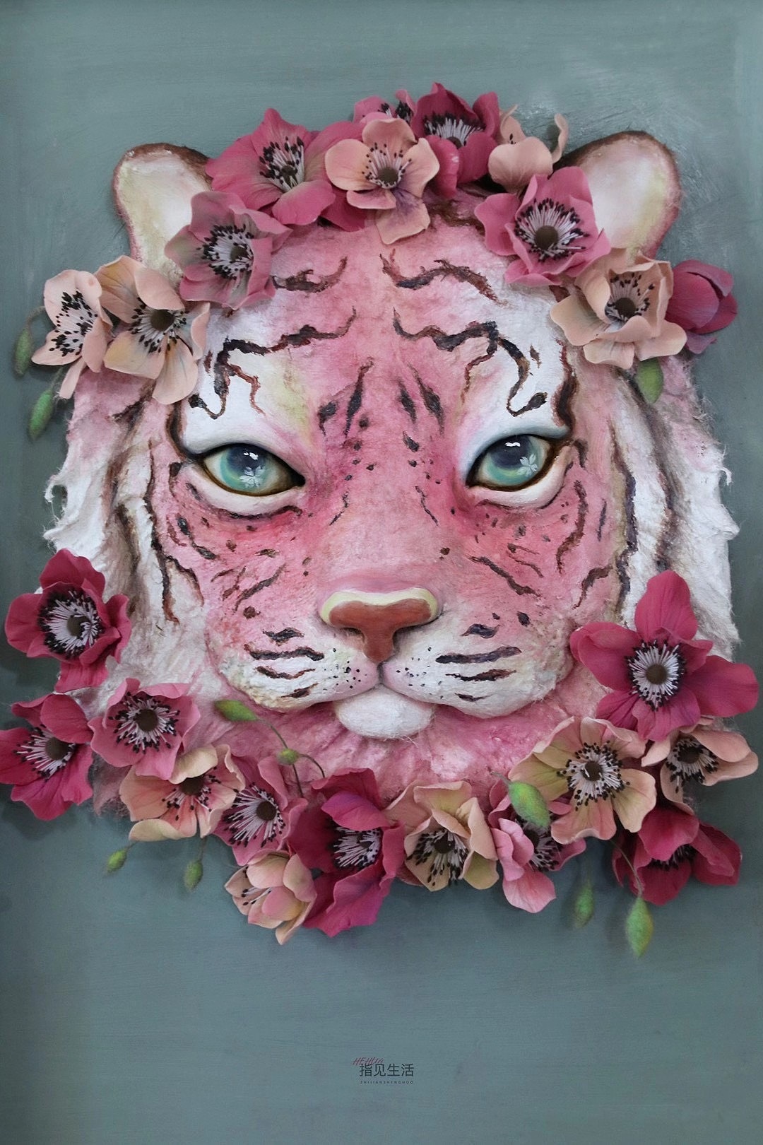 学员作品第40期粘土浮雕画培训