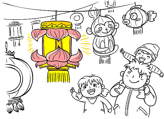 传统项目——赏花灯