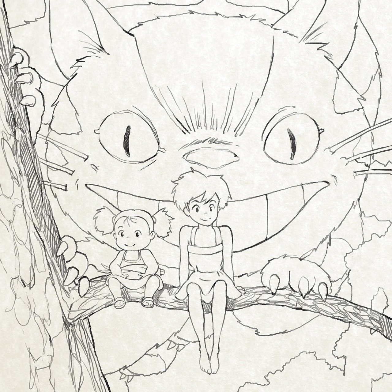 《龙猫》手绘|动漫|动画片|蜂小太郎 - 临摹作品 - 站酷 (ZCOOL)