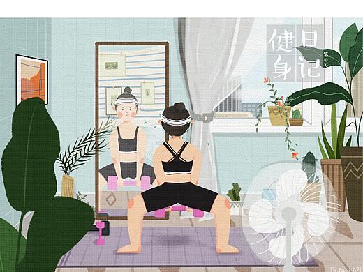 《獨(dú)居》系列（個(gè)人主頁(yè)-ZNTM5NjM5NDg=） - 藝術(shù)插畫 - 站酷設(shè)計(jì)師果果果鏡子原創(chuàng)素材 - 站酷ZCOOL