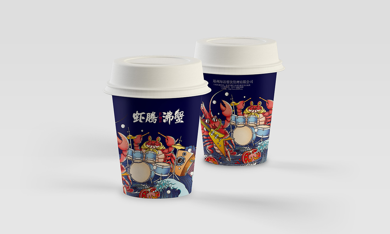 云顶创意案例:虾腾沸蟹 虾球火锅品牌形象塑造