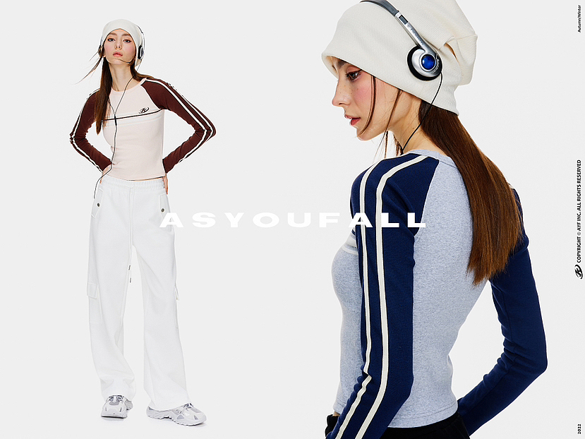 去年给AYF拍摄的2022AW新品