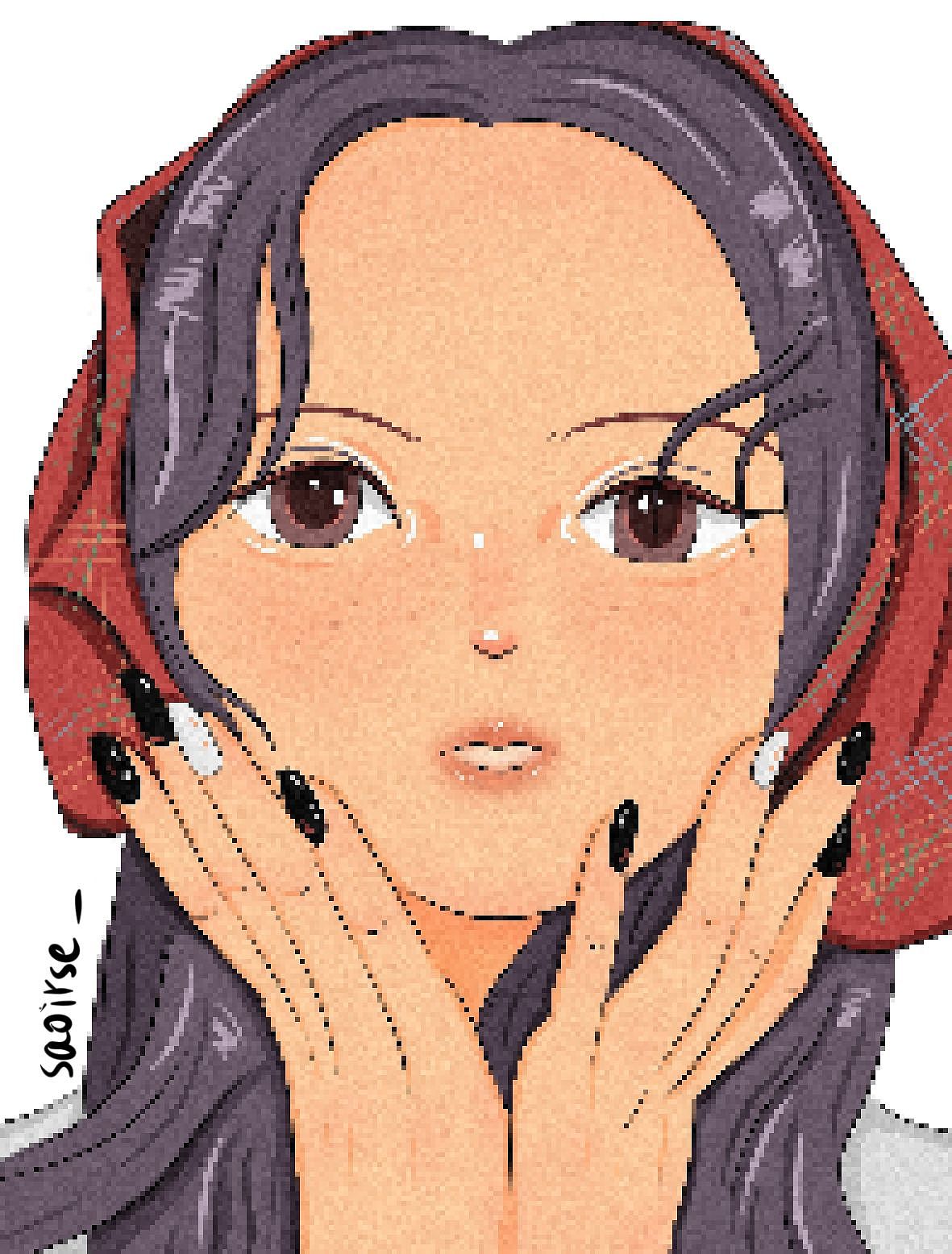 头像插画（图ZMzY2NjA5NDU2） - 像素画 - 站酷设计师Saoirse_原创素材 - 站酷ZCOOL