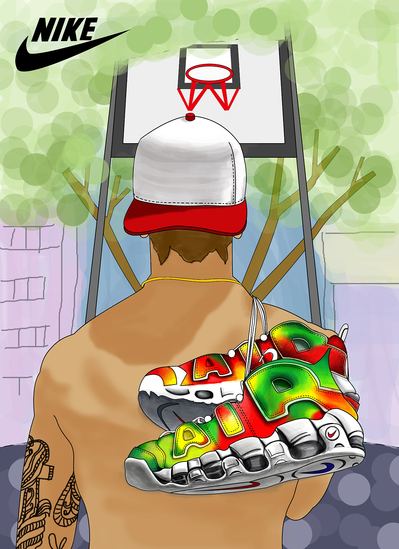 耐克插画