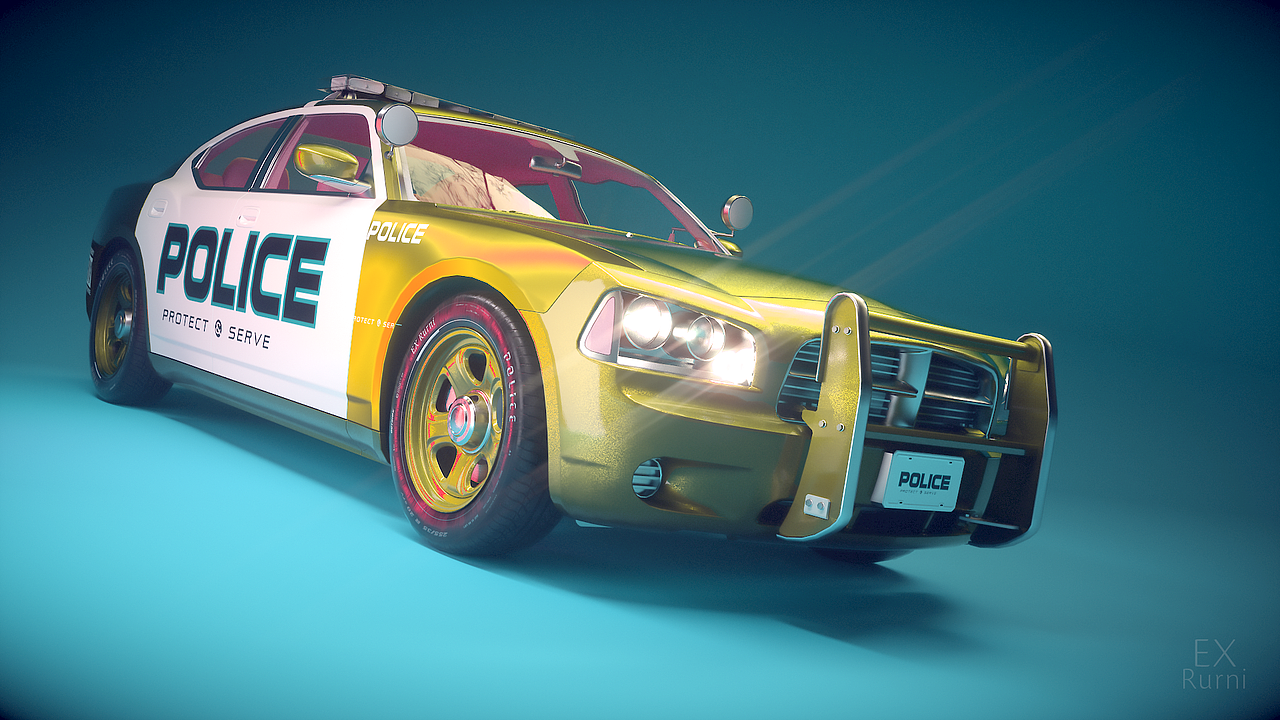 警车与无人深空