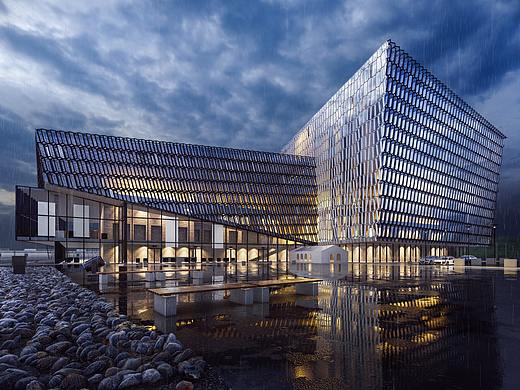 Lceland Harper Hall 建筑表现