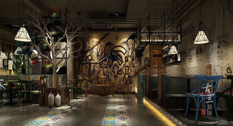 烤肉店专业设计|烤肉店装修|烤肉店设计公司|古兰装饰（图ZOTc3Njk2NjA=） - 家装设计 - 站酷设计师烤肉店装修设计原创素材 - 站酷ZCOOL