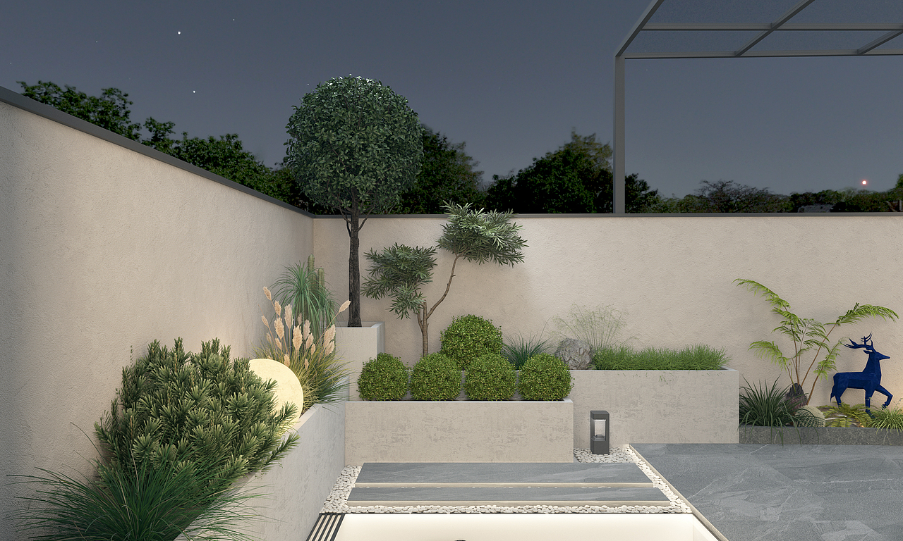 庭院设计（图ZMzUzMTc3NDQ0） - 景观设计 - 站酷设计师999酒原创素材 - 站酷ZCOOL