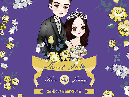 婚礼盒-腰封