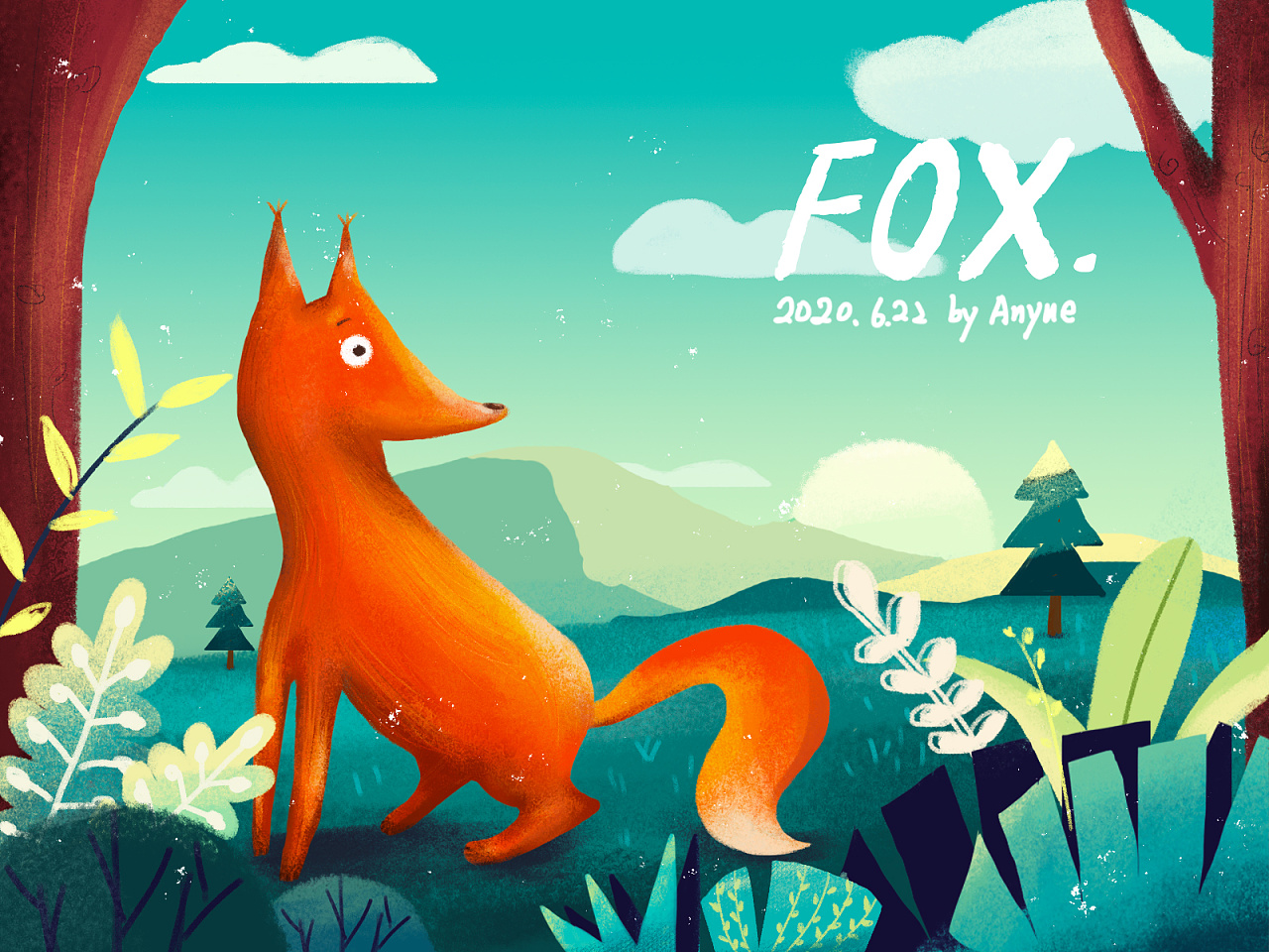 狐狸插画