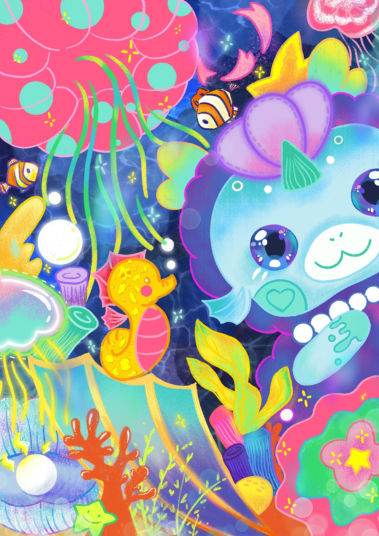 七十二时幻想生物节日系列儿童插画毕业设计（图ZMjU3ODUxMDg4） - 儿童插画 - 站酷设计师热奶宝原创素材 - 站酷ZCOOL