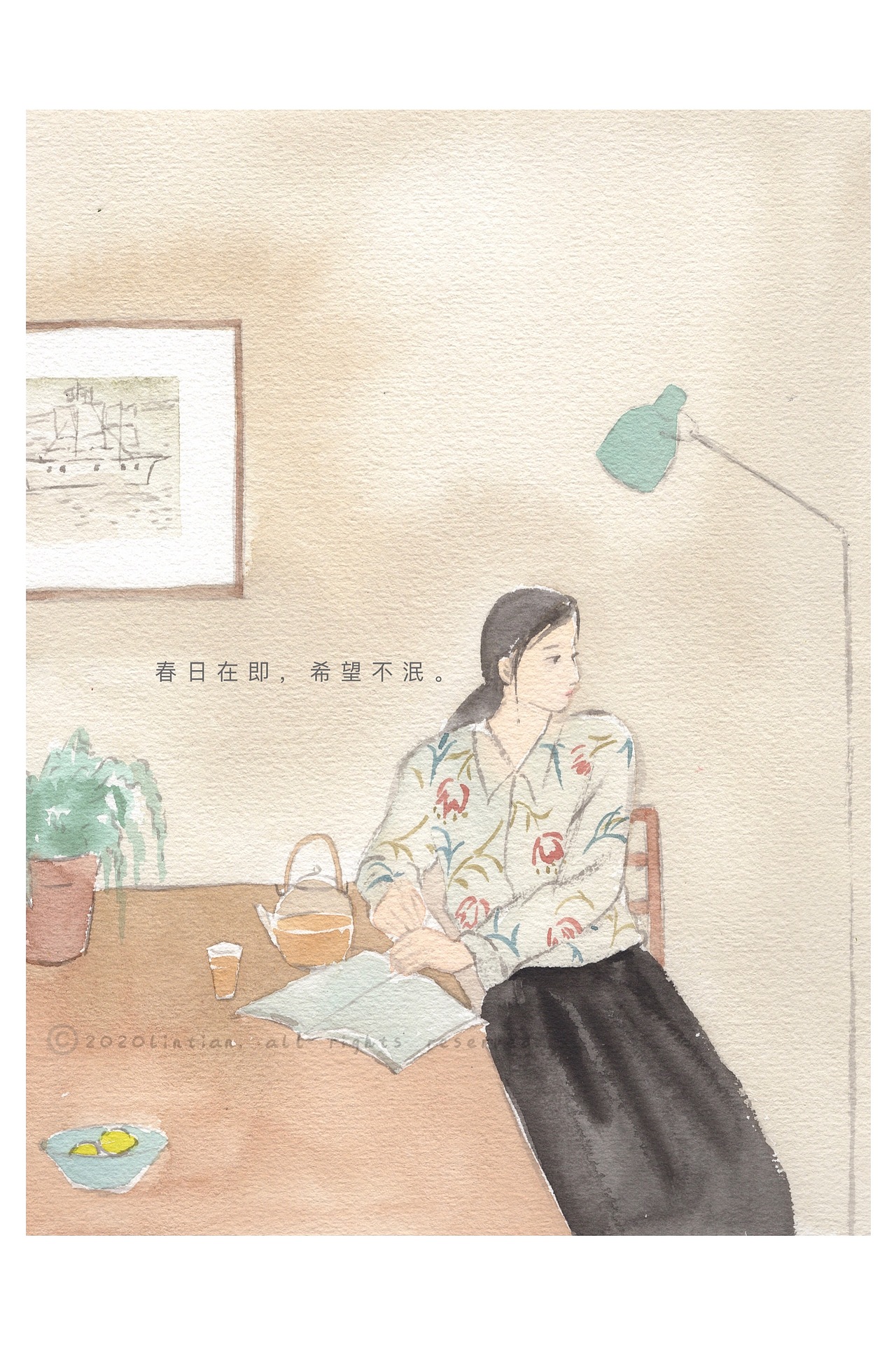 【水彩日记】一组人物水彩