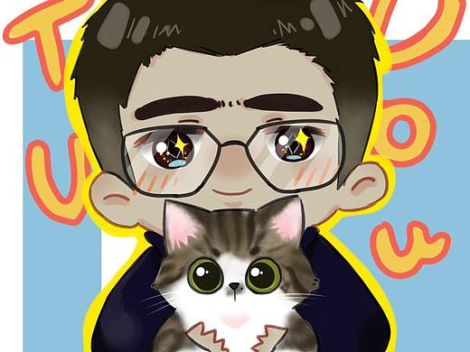 【练习系列】朋友们与他的猫（个人主页-ZNDgyNDE2NTI=） - 创作习作 - 站酷设计师白鹿泽也原创素材 - 站酷ZCOOL