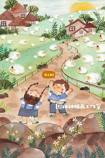 工作室成员介绍-卷心菜（图ZMTg3NzcxNDUy） - 儿童插画 - 站酷设计师钟钟插画工作室原创素材 - 站酷ZCOOL