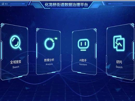 WEB 大屏聚合页设计