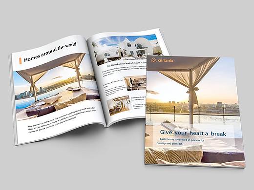 民宿短租酒店旅游Airbnb爱彼迎宣传册