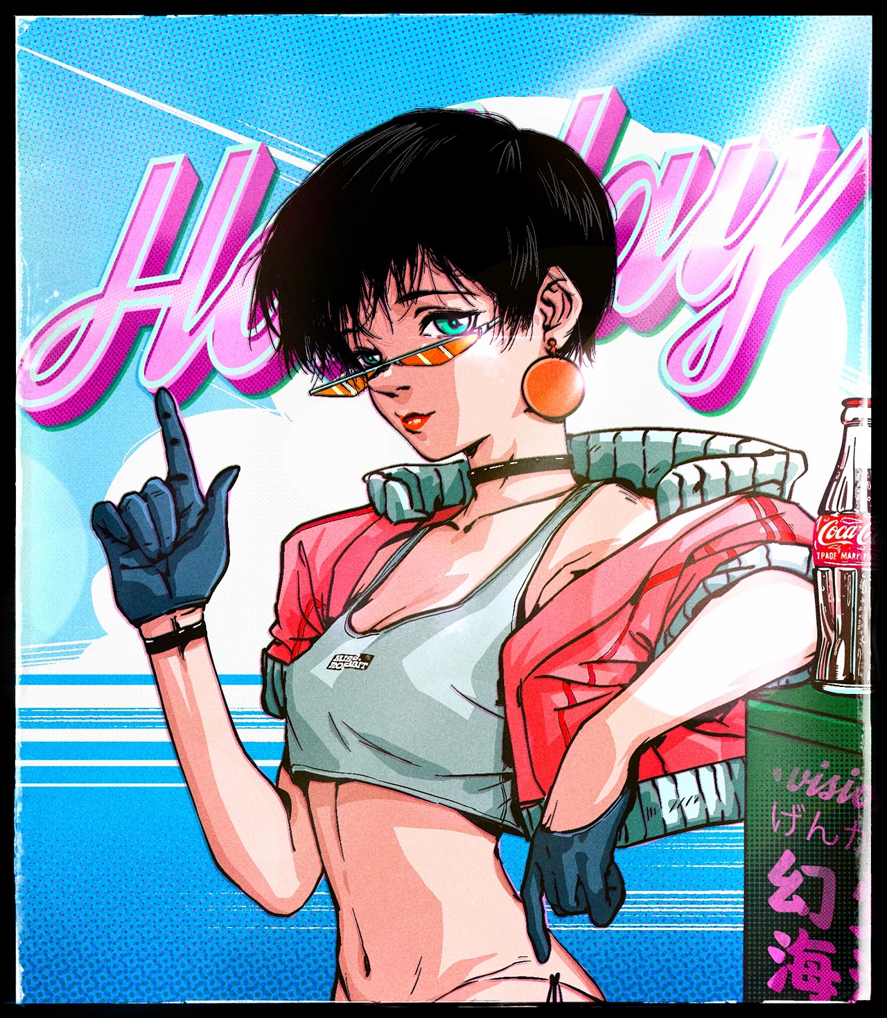 被这种迷幻剂,轻松悠闲,享乐主义的体验和视觉风格深深吸引.