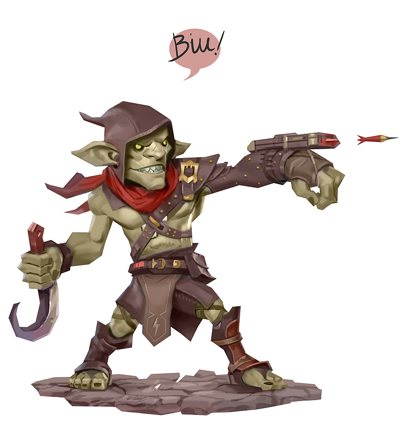 如何画好一个哥布林?