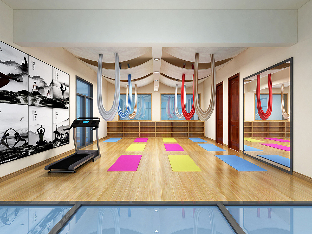 瑜伽房健身俱乐部设计|空间|家装设计|酒店民宿设计 - 原创作品 - 站酷 (ZCOOL)