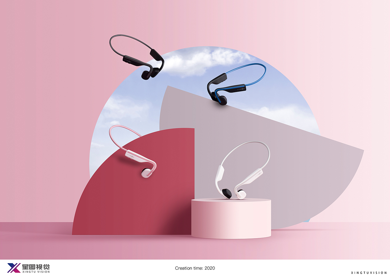 AfterShokz 韶音& XT vision 骨传导蓝牙耳机创意视觉