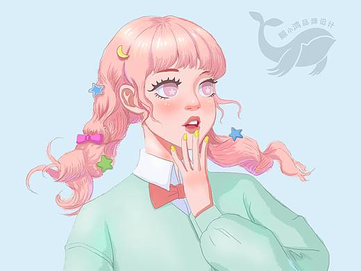 清新少女系列（个人主页-ZNTc0MjgwNDQ=） - 创作习作 - 站酷设计师鲸虹设计原创素材 - 站酷ZCOOL